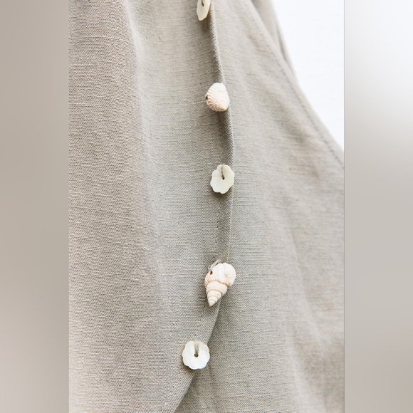 ZARA LIMITED EDITION SEASHELL CROP TOP - Picture 5 of 6